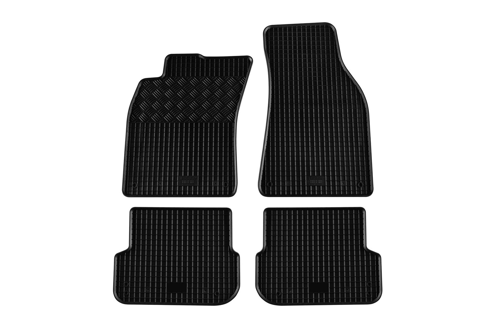 RIGUM Гумени патосници за Audi A6 2006-2008 4 дела црни