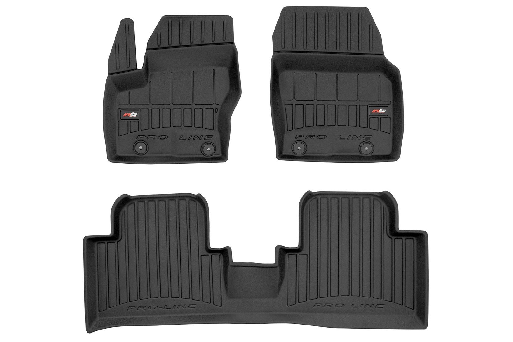 FROGUM 3D Гумени патосници за Ford Grand C-Max II 2010-2019 3 дела црни