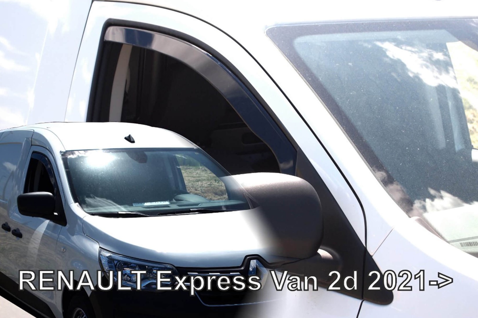 HEKO Предни ветробрани Heko за Renault Express Van по 2021 , затемнети, 2 бројки