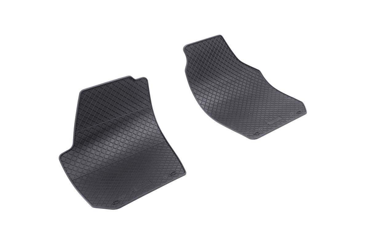 RIGUM Гумени патосници за Skoda Roomster Praktik по 2006 година 2 места 2 дела црни