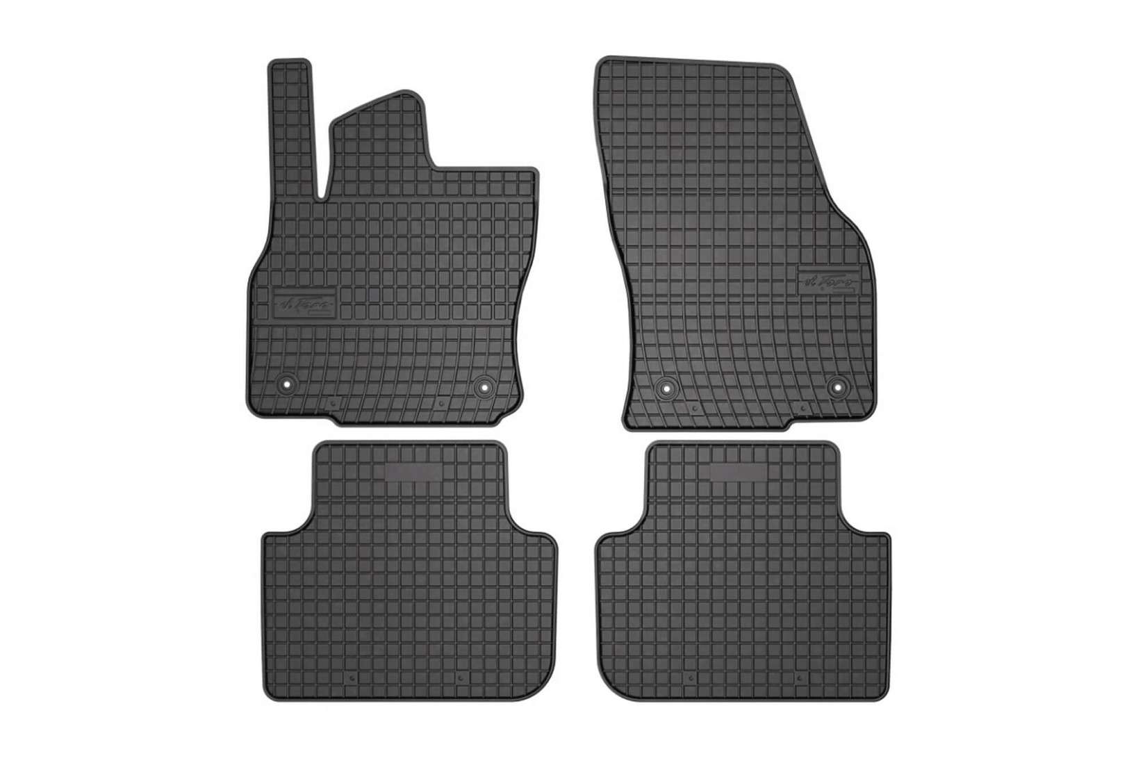 FROGUM Гумени патосници за Audi Q3 по 2018 година 4 дела црни