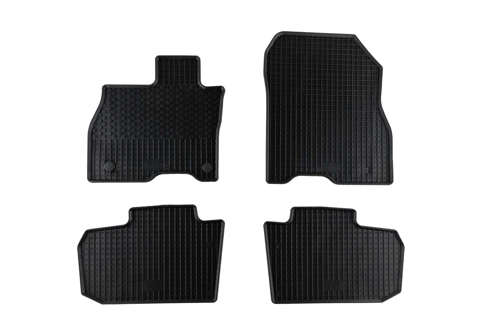 RIGUM Гумени патосници за Nissan Leaf по 2017 година 4 дела црни