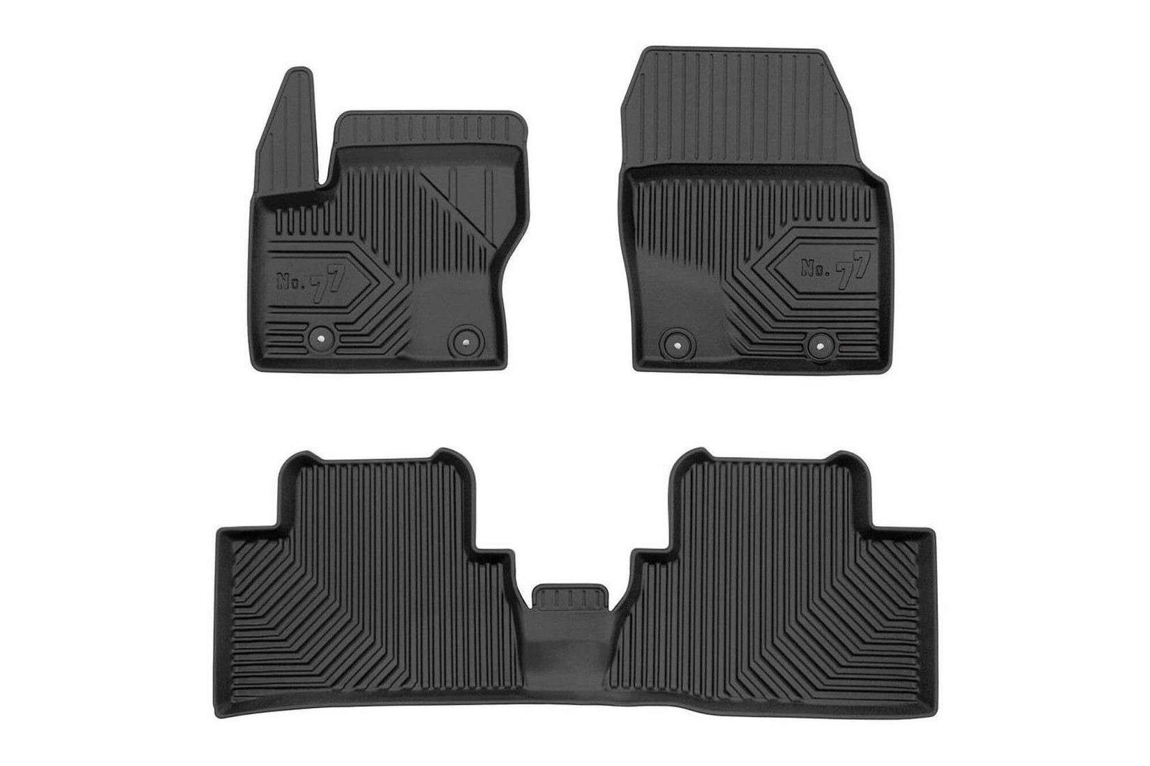 FROGUM 2.5D Гумени патосници модел 77 за Ford Grand C-max 2010-2019 3 дела црни