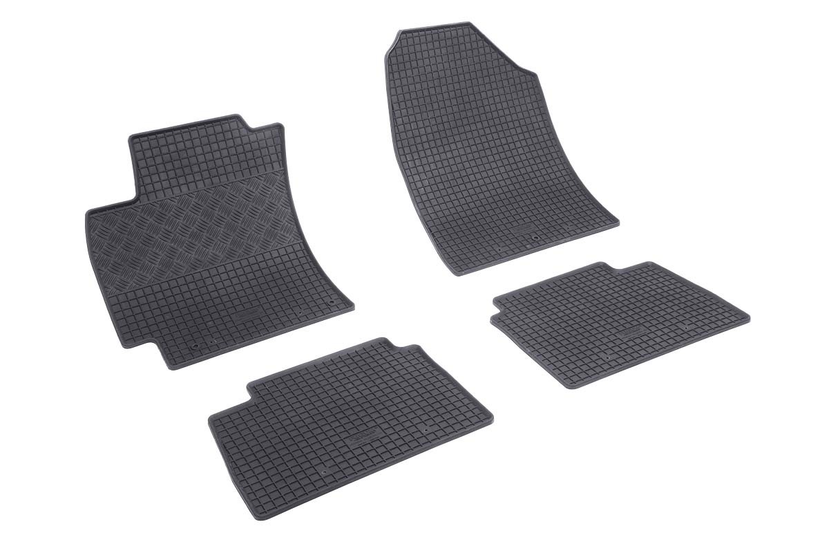 RIGUM Гумени патосници за Hyundai Elantra по 2016 година 4 дела црни