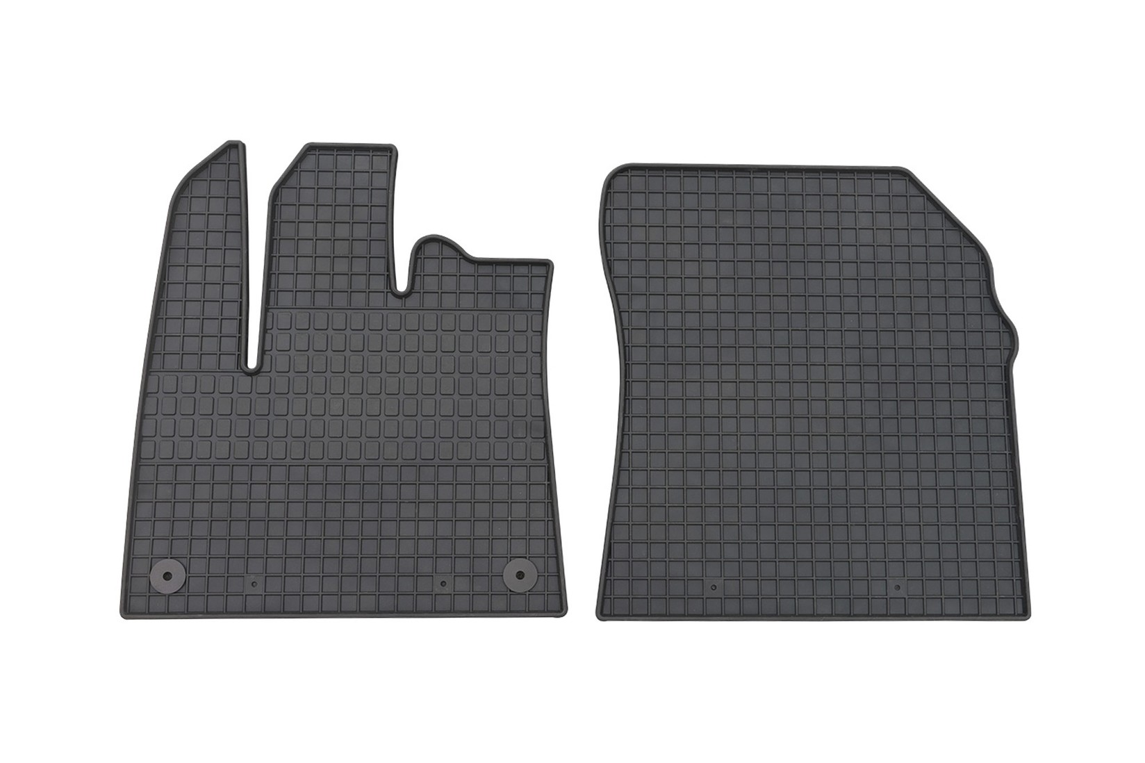 PETEX Гумени патосници за Opel Combo E Life Cargo Peugeot Partner Rifter Citroen Berlingo по 2018 година предни 2 дела црни