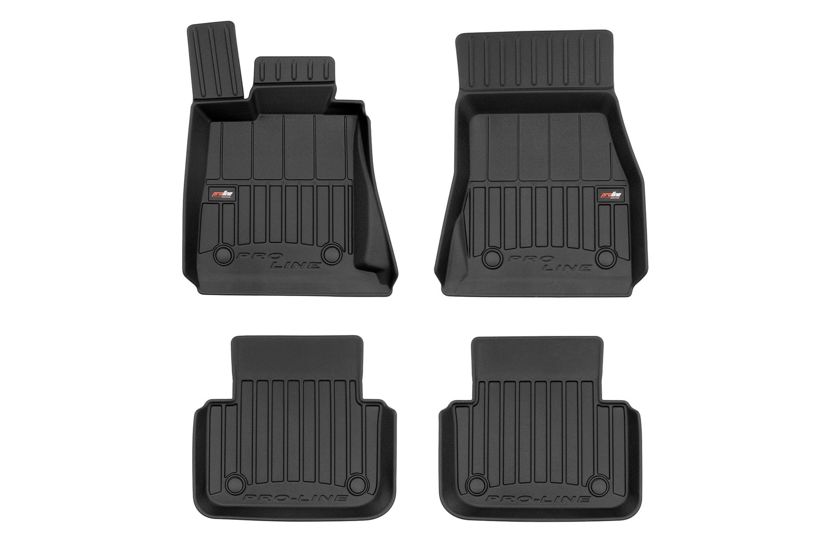 FROGUM 3D Гумени патосници за BMW серија 8 G16 Gran Coupe XDrive по 2019 година 4 дела црни