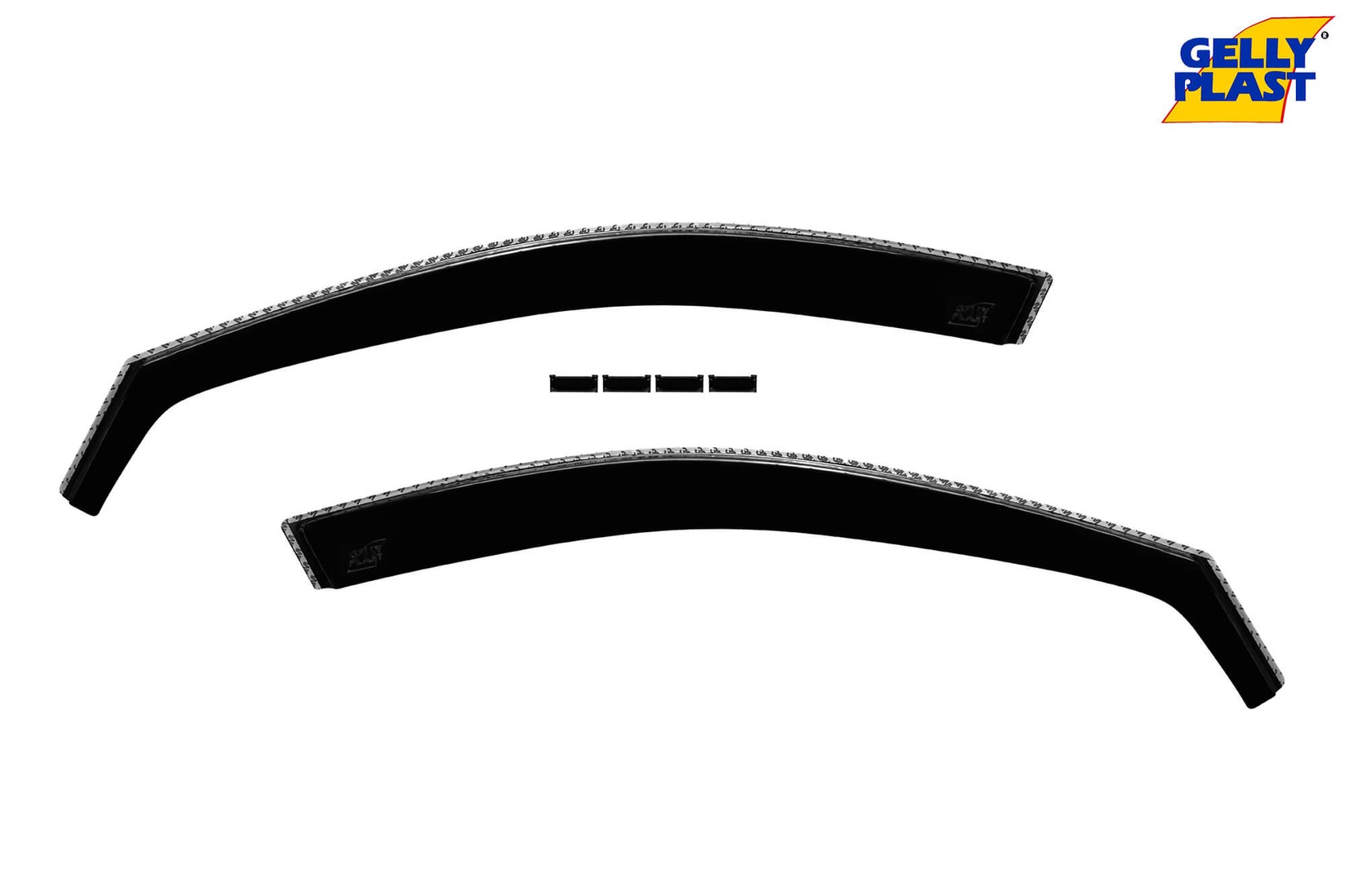 GELLYPLAST Предни ветробрани Gelly Plast за Toyota Corolla 2002-2012 со 4 врати, црни 2 бројки