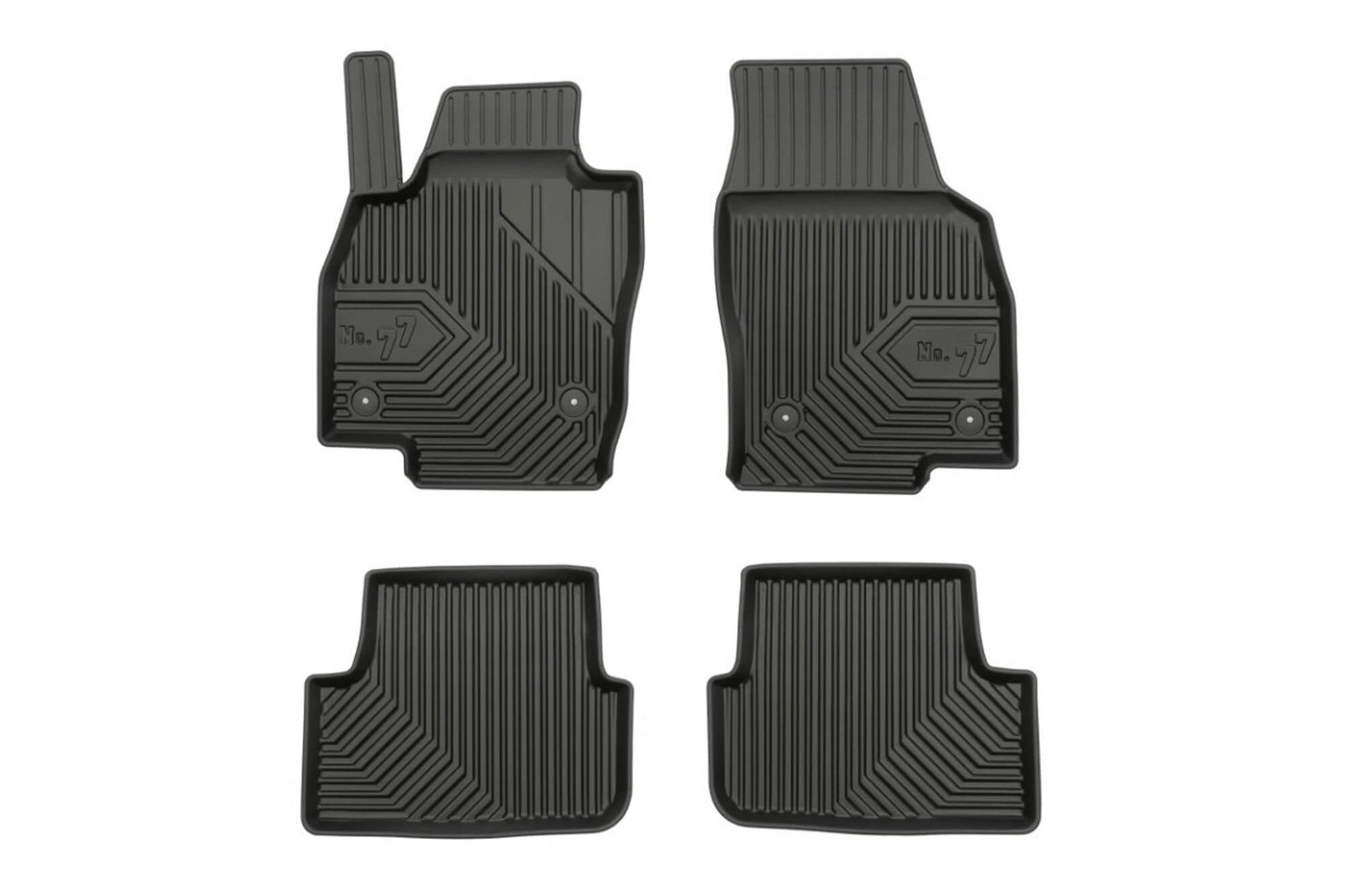 FROGUM 2.5D Гумени патосници модел 77 за Seat Ibiza Arona по 2017 година 4 дела црни