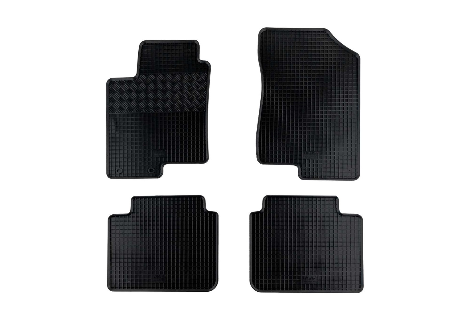 RIGUM Гумени патосници за Hyundai Sonata по 2005 година 4 дела црни