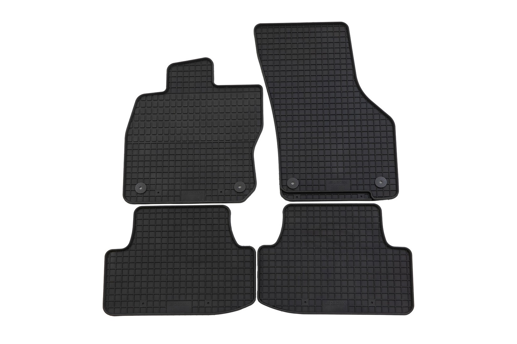 PETEX Гумени патосници за Audi A3 седан Sportback по 2020 година 4 дела црни