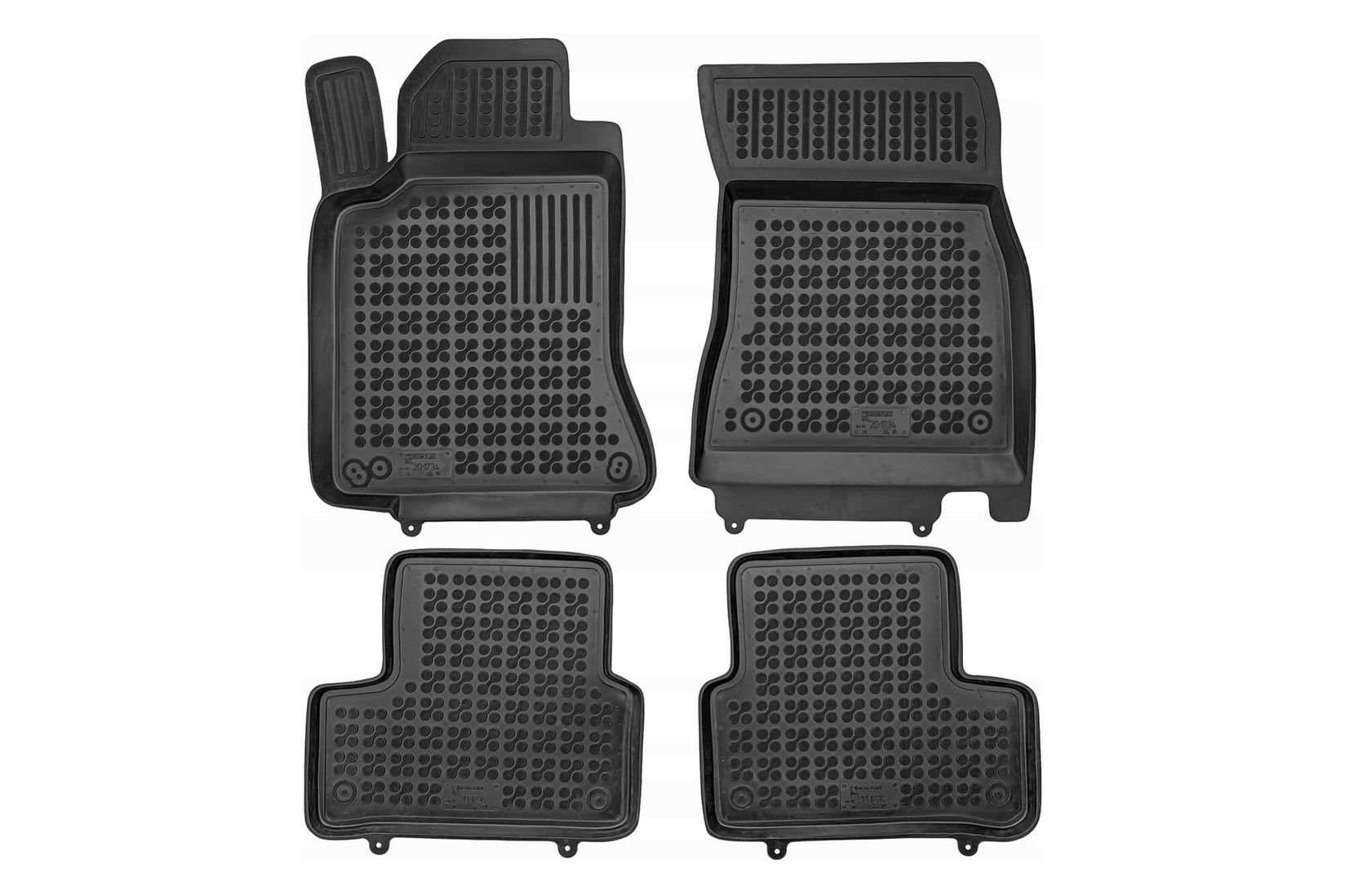 REZAW-PLAST Гумени патосници за Mercedes CLA C118 Shooting Brake по 2019 година 4 дела црни