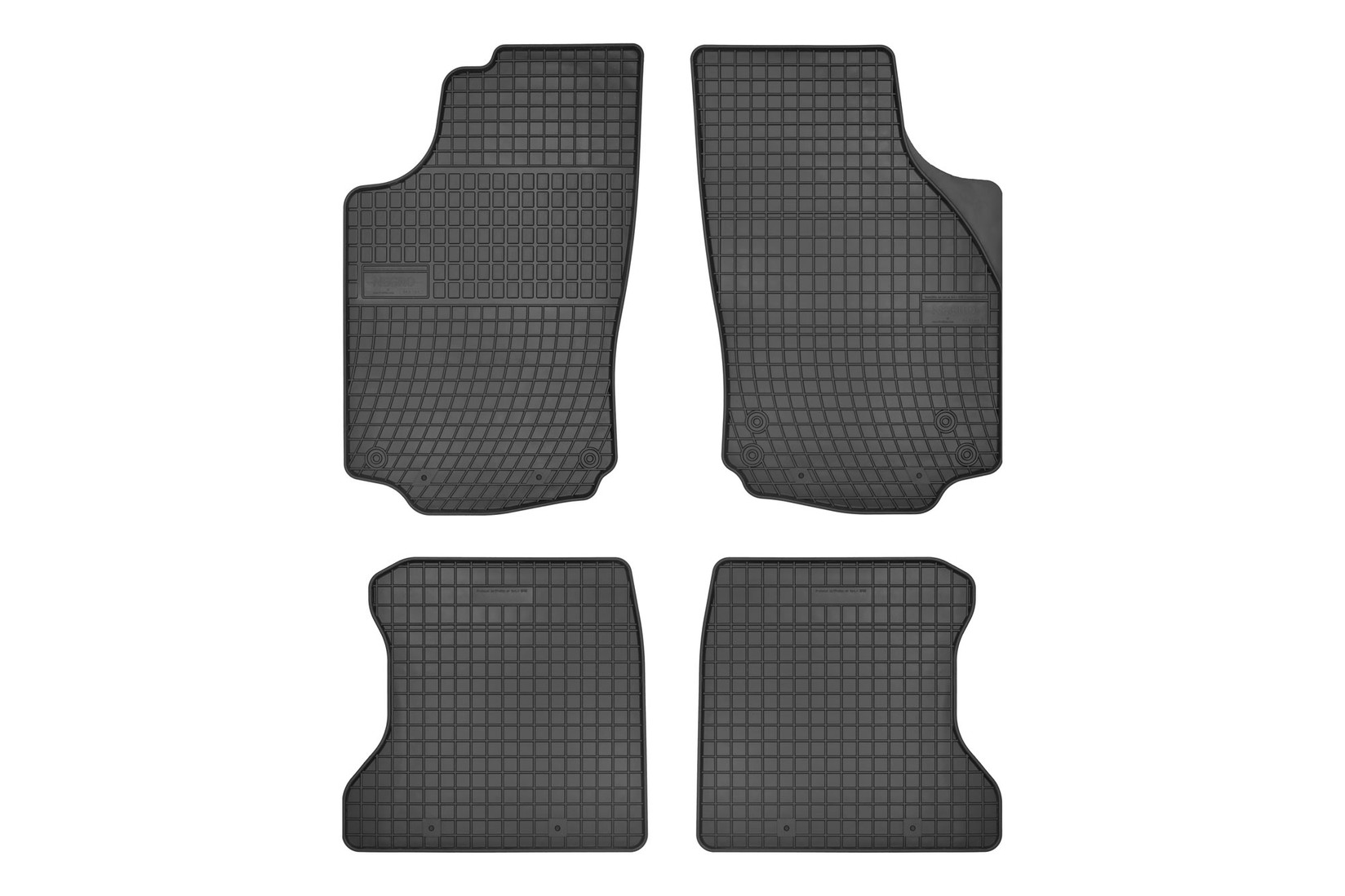 FROGUM Гумени патосници за Opel Combo C 2001-2011 5 места 4 дела црни