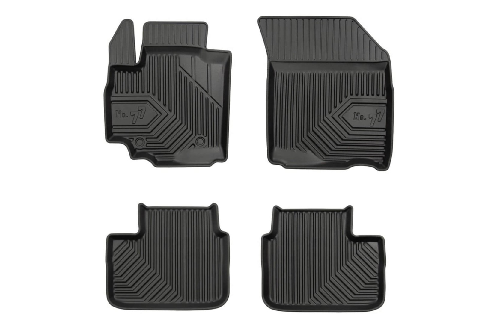 FROGUM 2.5D Гумени патосници модел 77 за Suzuki SX4 2006-2013 4 дела црни