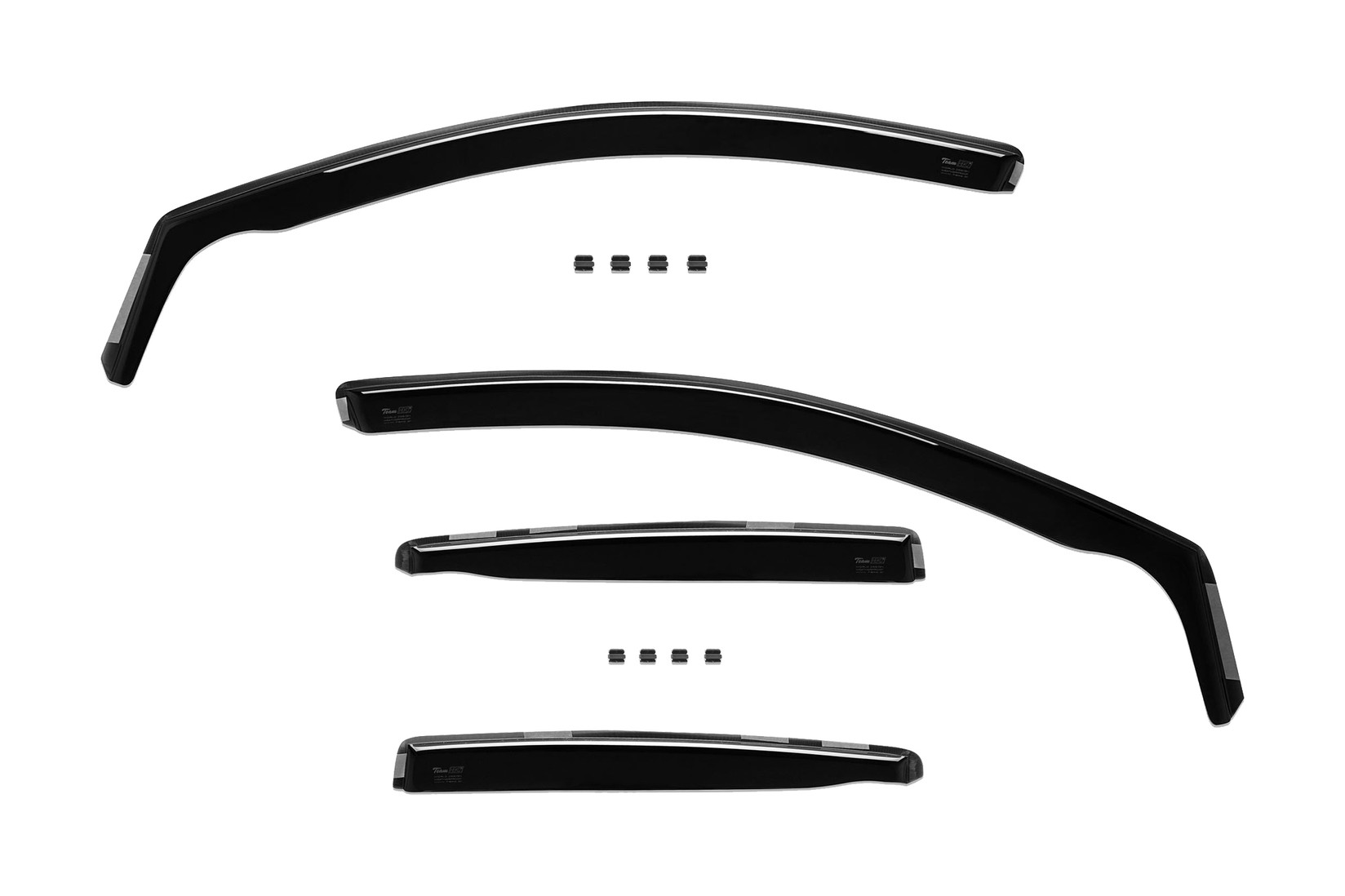 HEKO Комплет ветробрани Heko за Renault Clio/Grandtour 5 врати после 2005  4 бр.