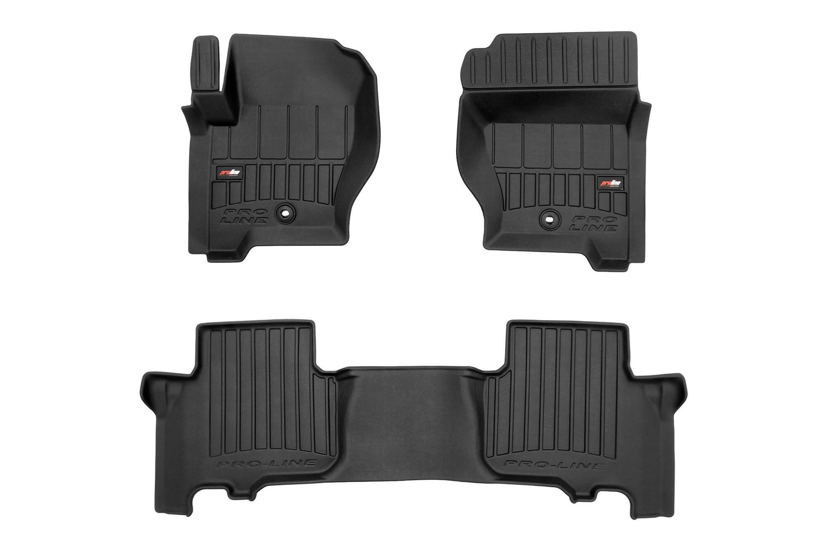 FROGUM 3D Гумени патосници за Land Rover Discovery 2004-2009 3 дела црни