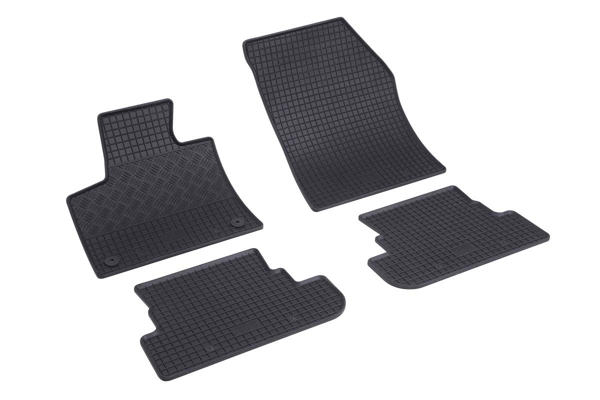 RIGUM Гумени патосници за Opel Grandland X PHEV Peugeot 3008 PHEV по 2019 година 4 дела црни