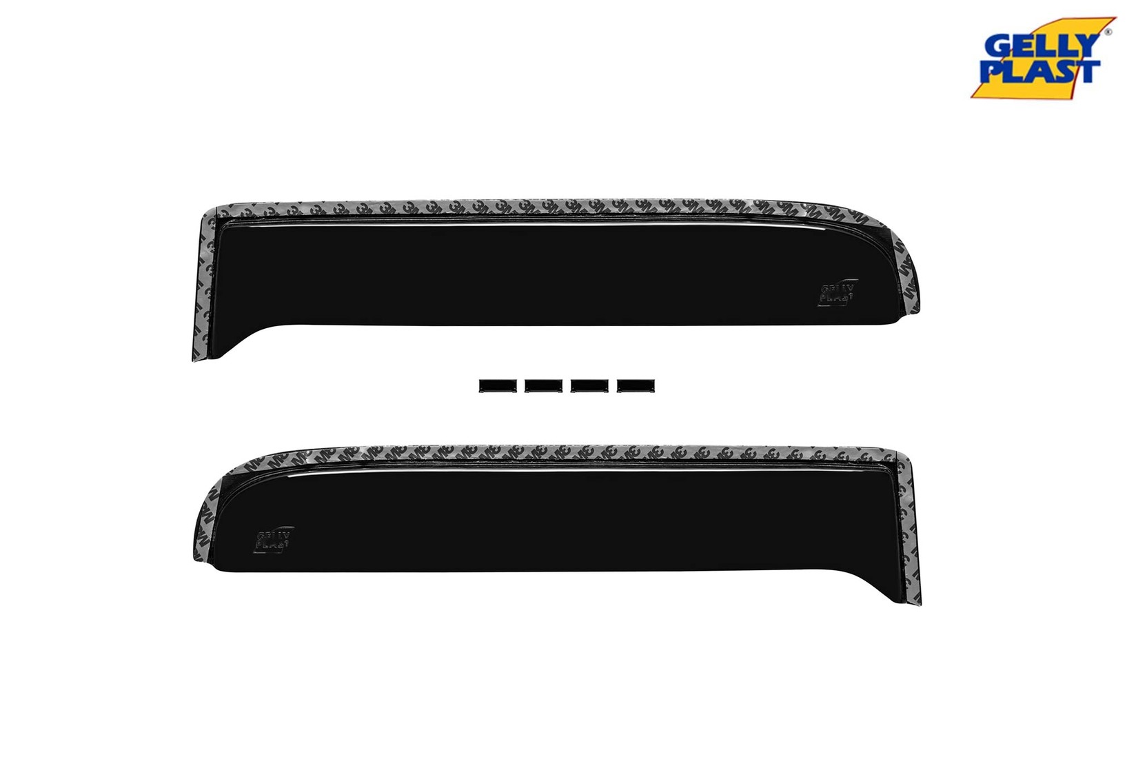 GELLYPLAST Предни ветробрани Gelly Plast за Ford Transit 2000-2014, 2 бр., црни