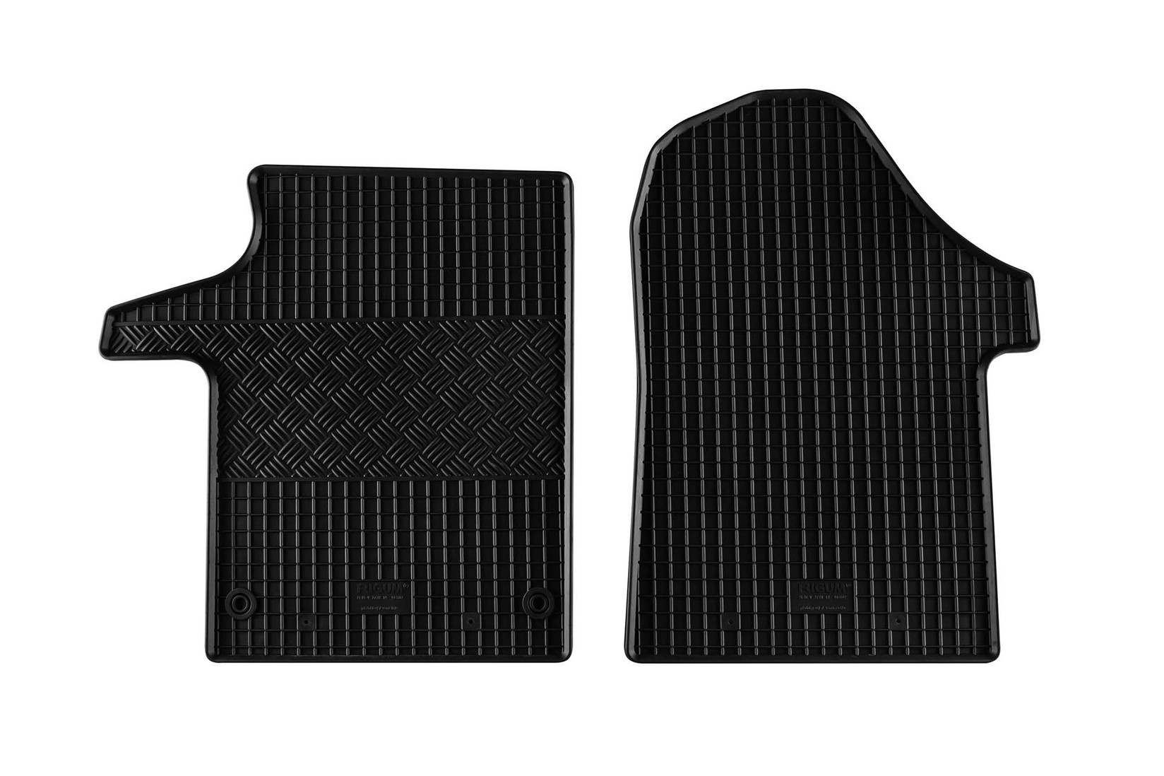 RIGUM Гумени патосници за Mercedes V класа W447 Vito по 2014 година предни 2 дела црни