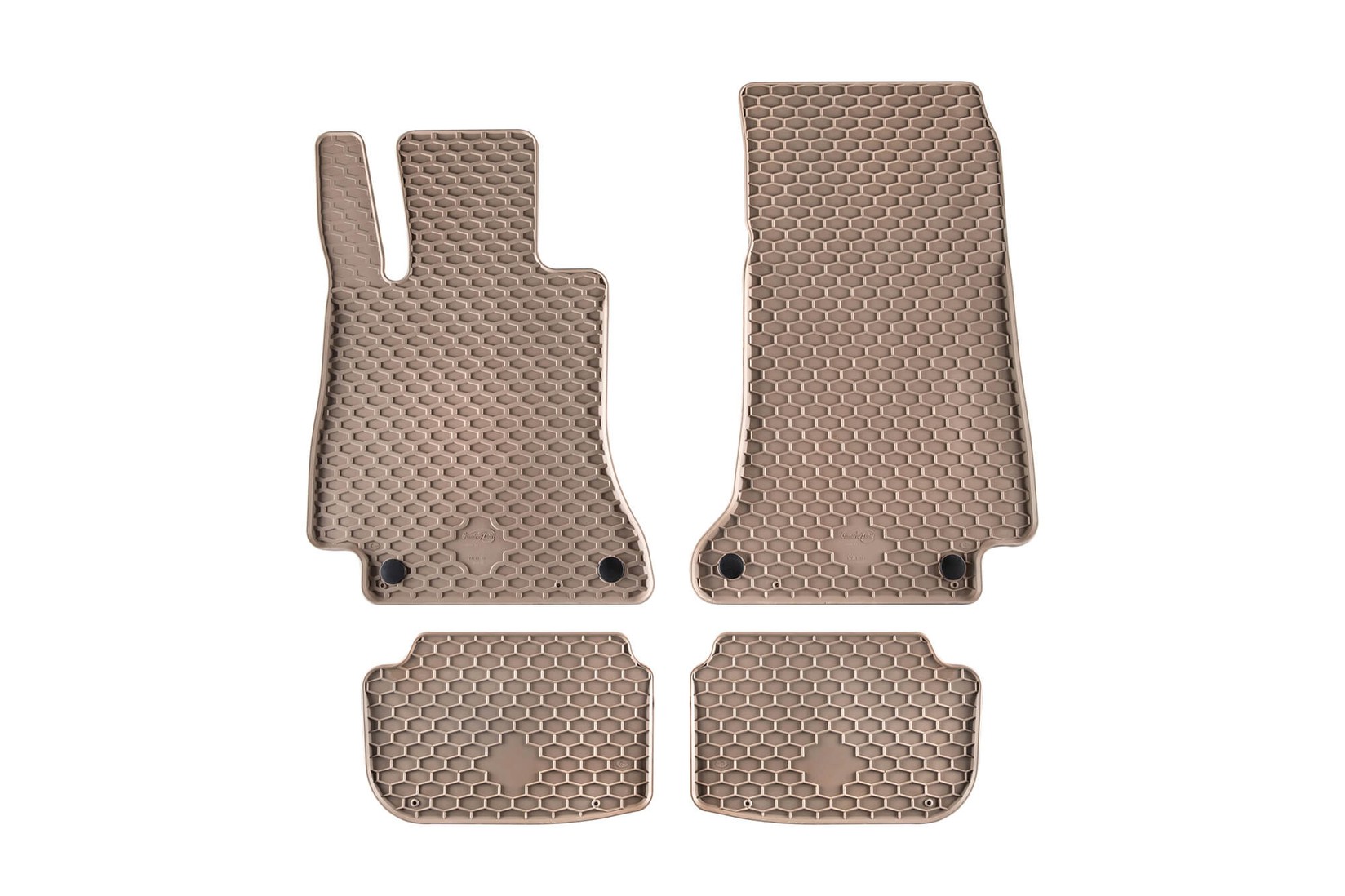 GUMARNY ZUBRI Гумени патосници за Mercedes E класа A238 купе C238 кабриолет по 2017 година 4 дела кремави