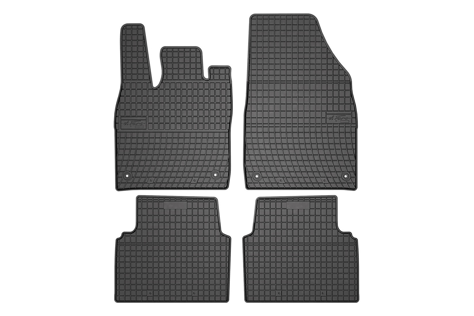 FROGUM Гумени патосници за VW ID.3 по 2019 година 4 дела црни