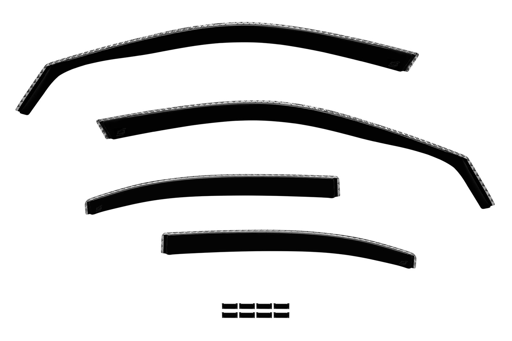 GELLYPLAST Комплет ветробрани Gelly Plast за Skoda Superb хечбек по 2015 , црни 4 бројки