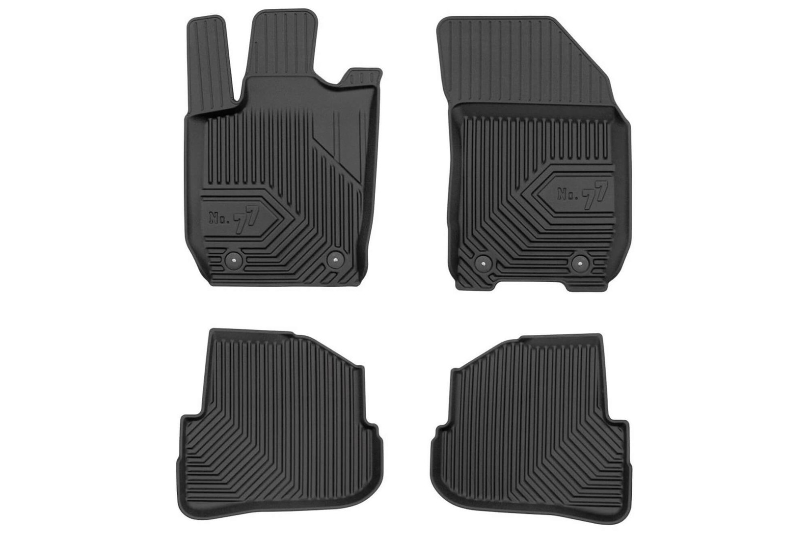 FROGUM 2.5D Гумени патосници модел 77 за Audi A1 Sportback 2010-2014 3 дела црни