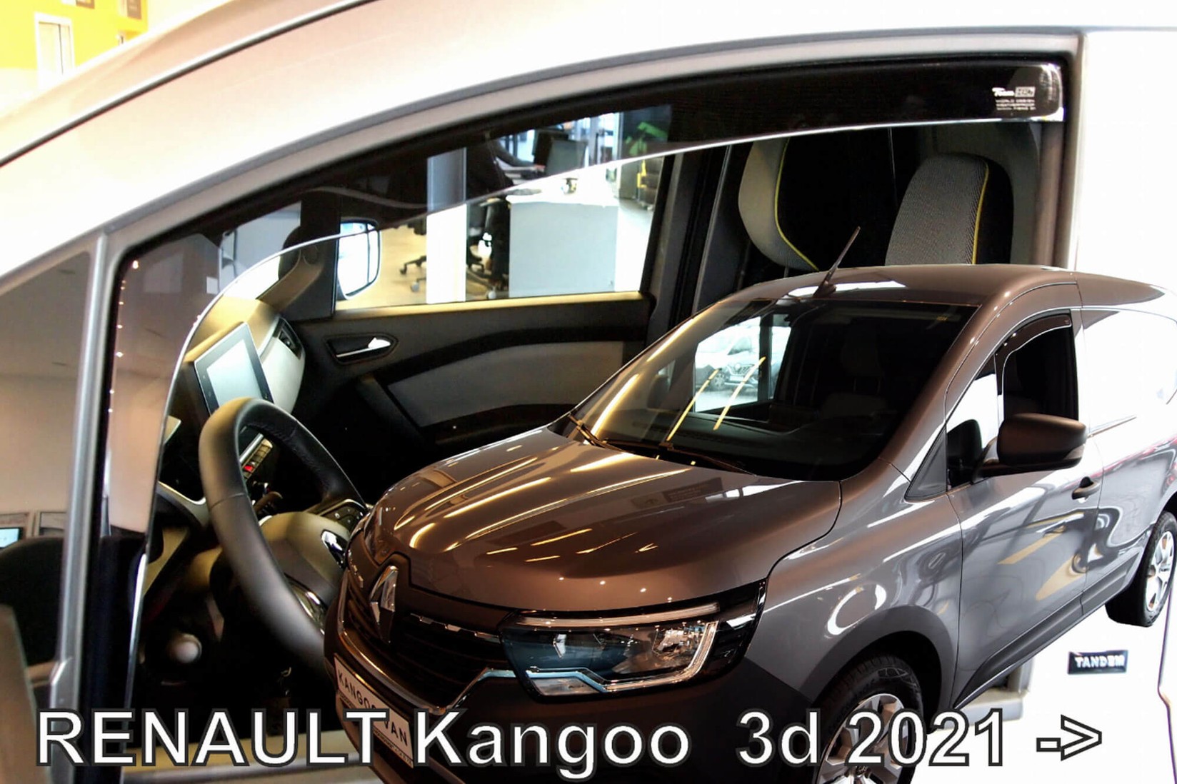 HEKO Предни ветробрани за Renault Kangoo по 2021 година, затемнети, 2 бројки