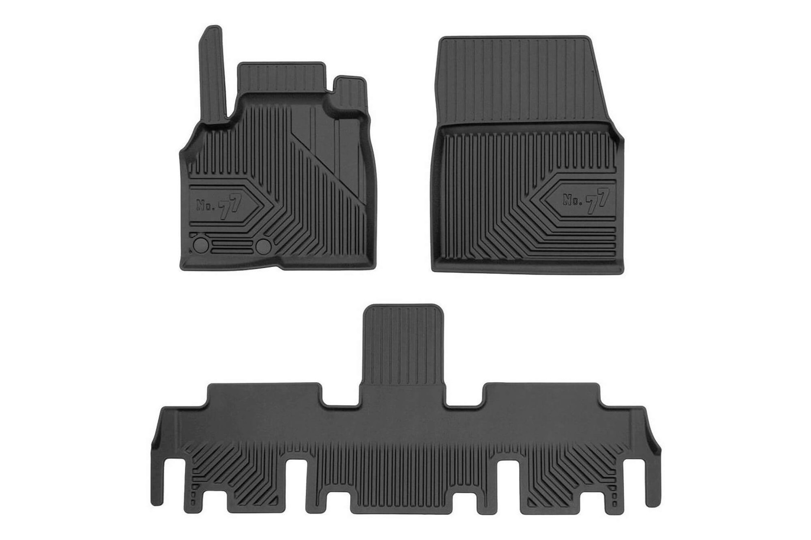 FROGUM 2.5D Гумени патосници модел 77 за Renault Espace 2002-2014 3 дела црни