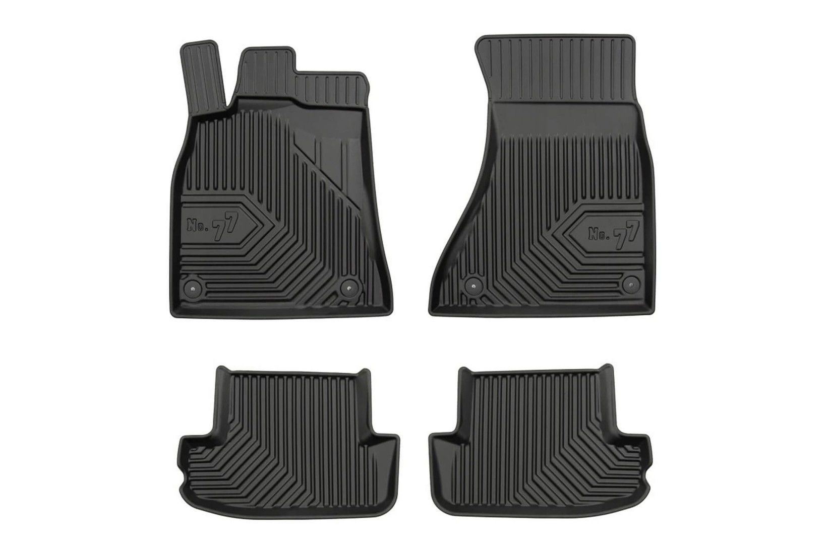 FROGUM 2.5D Гумени патосници модел 77 за Audi A5 8T купе 2007-2016 4 дела црни