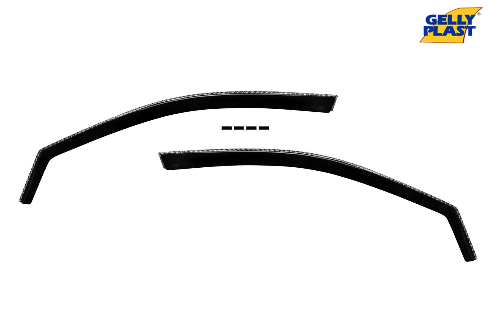 GELLYPLAST Предни ветробрани Gelly Plast за Honda Civic хечбек 2001-2005 со 5 врати, црни 2 бројки