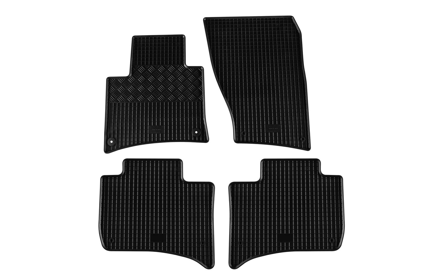 RIGUM Гумени патосници за Volkswagen Touareg Porsche Cayenne 2010-2018 4 дела црни