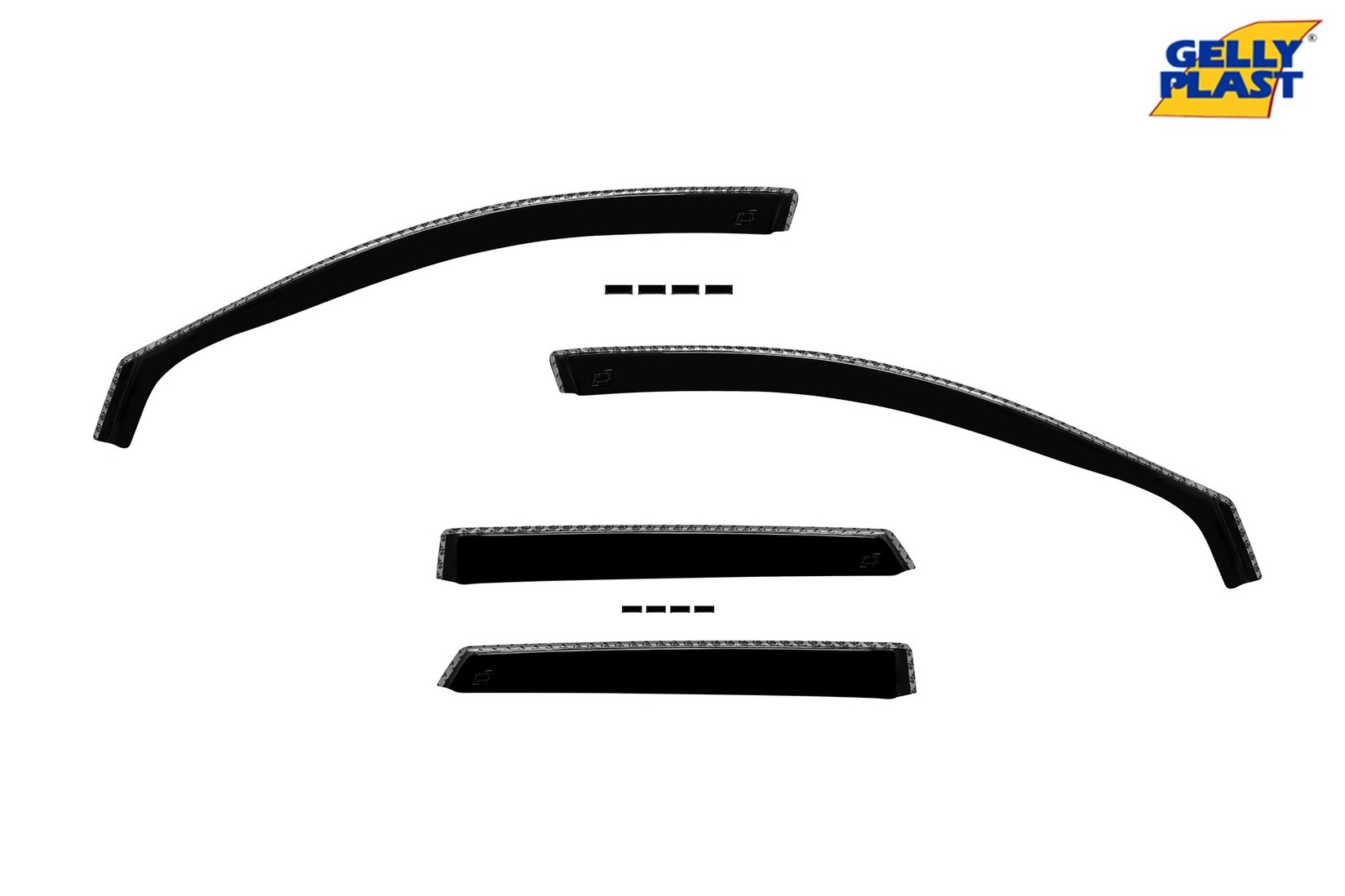 GELLYPLAST Комплет ветробрани Gelly Plast за Mazda CX-3 после 2015 , 4 бр., црни