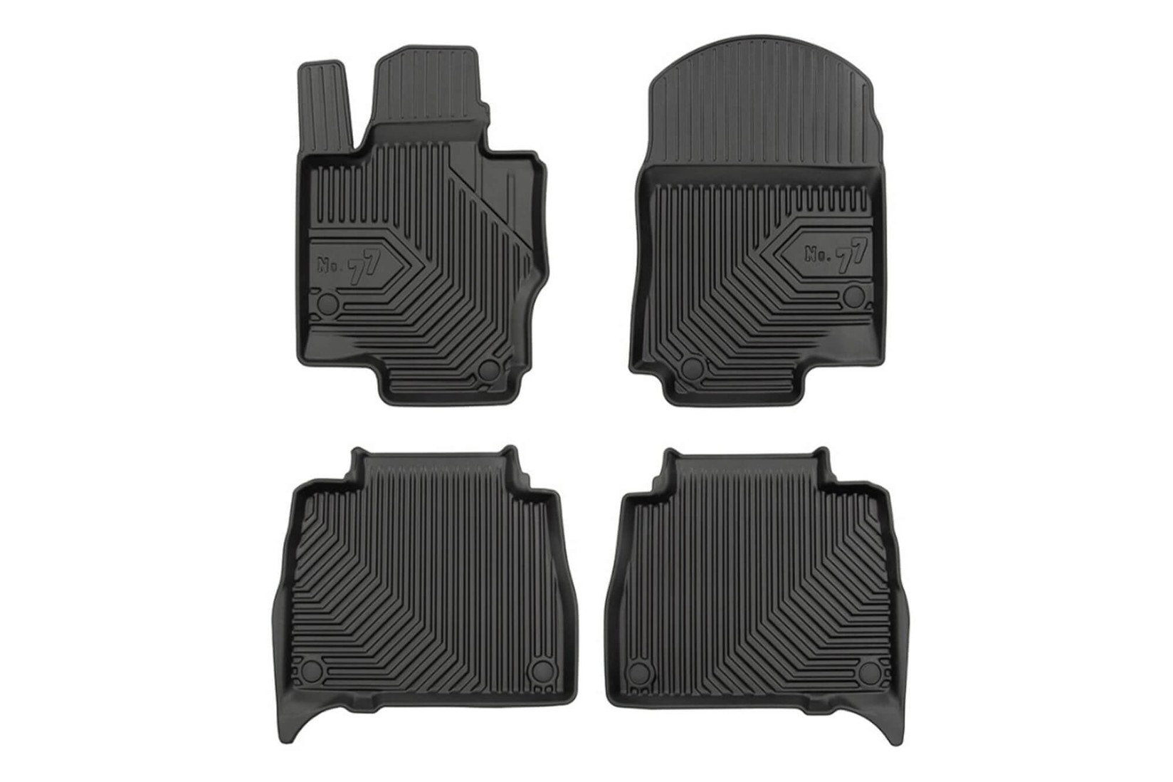 FROGUM 2.5D Гумени патосници модел 77 за Mercedes GLE W167 по 2019 година 4 дела црни