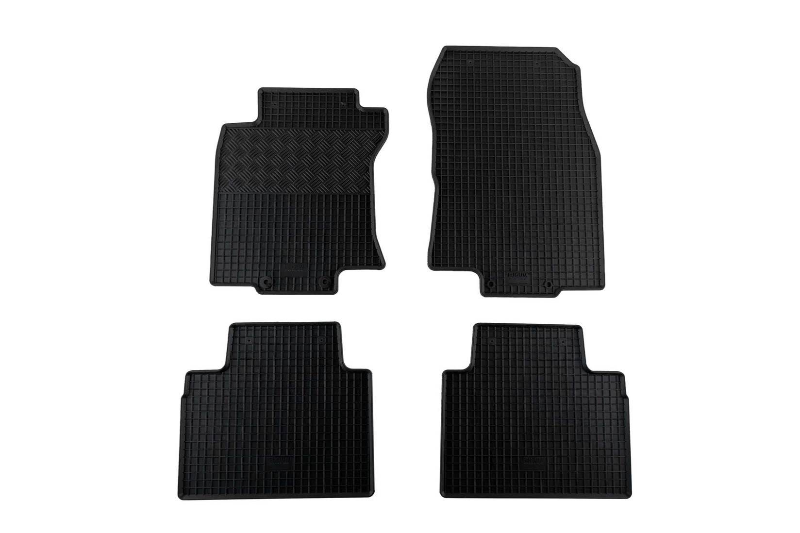 RIGUM Гумени патосници за Nissan X-trail по 2014 година 4 дела црни