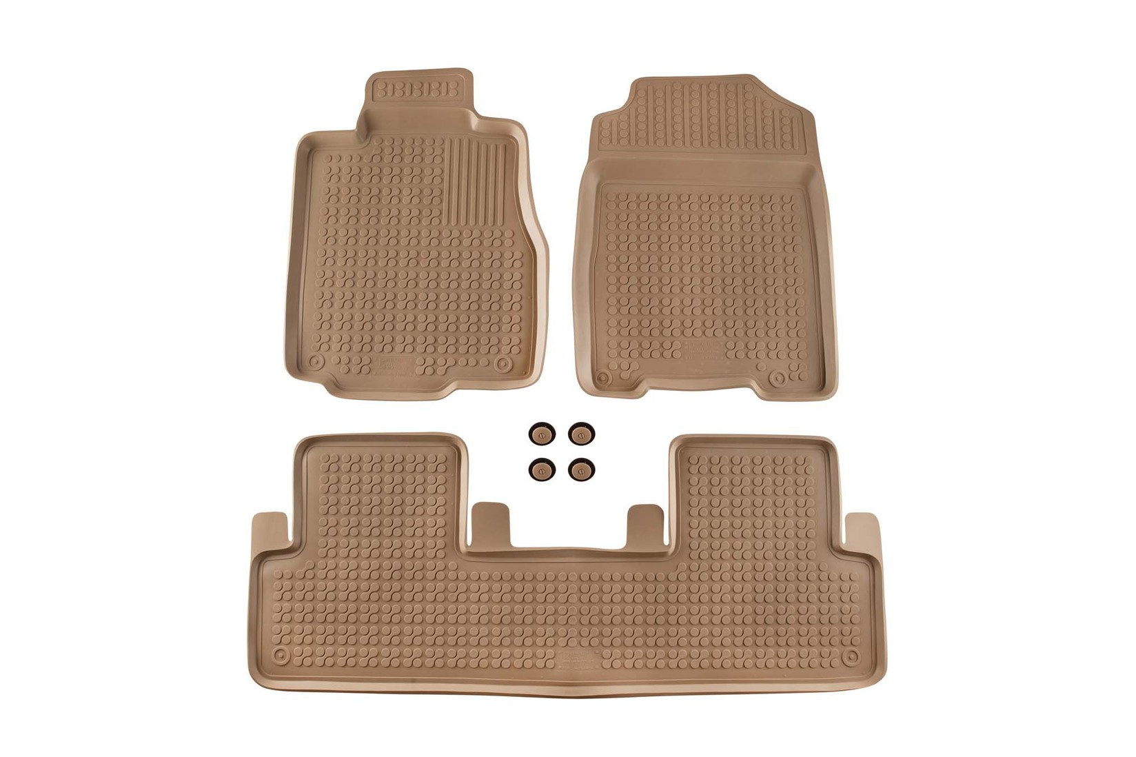 REZAW-PLAST Гумени патосници за Honda CR-v 2011-2018 3 дела кремави