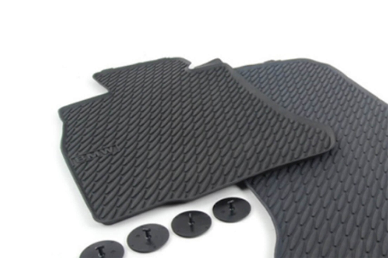 BMW Задни Гумени патосници за BMW серија 7 F02 2008-2015 2 дела црни