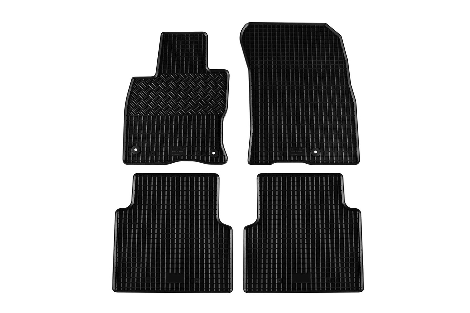 RIGUM Гумени патосници за Ford Kuga Kuga Hybrid по 2020 година 4 дела црни