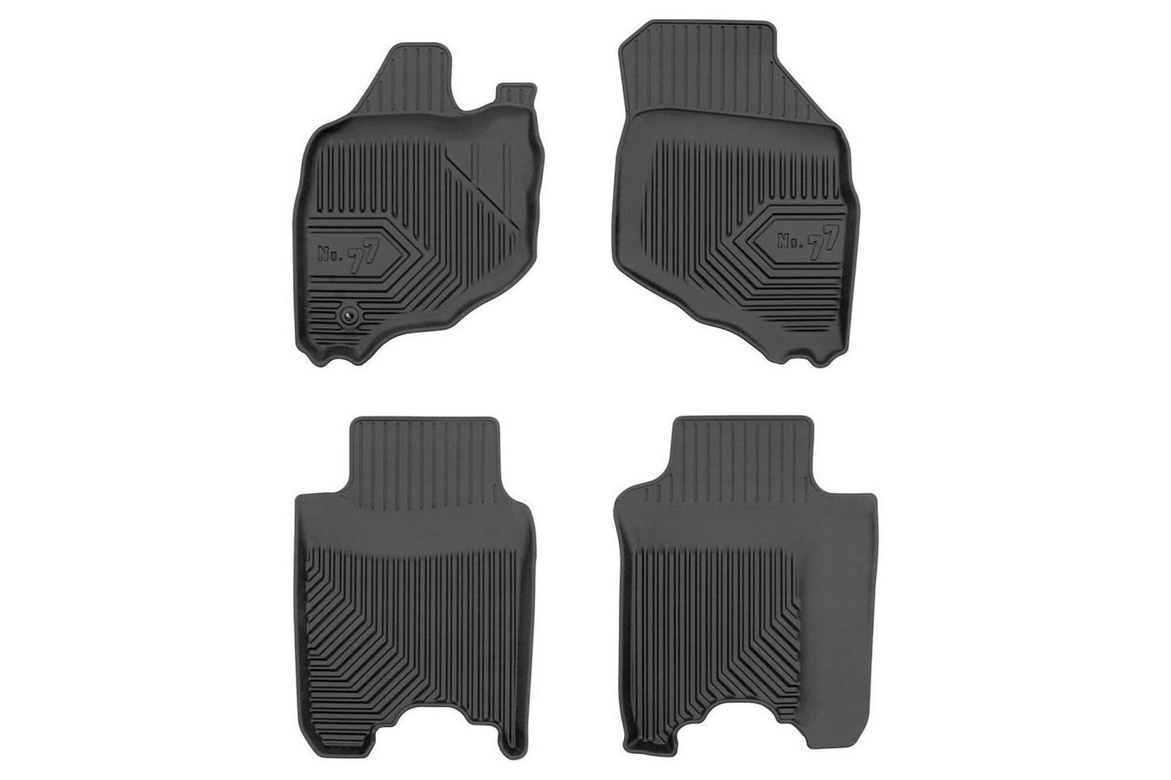 FROGUM 2.5D Гумени патосници модел 77 за Honda Jazz 2001-2008 4 дела црни