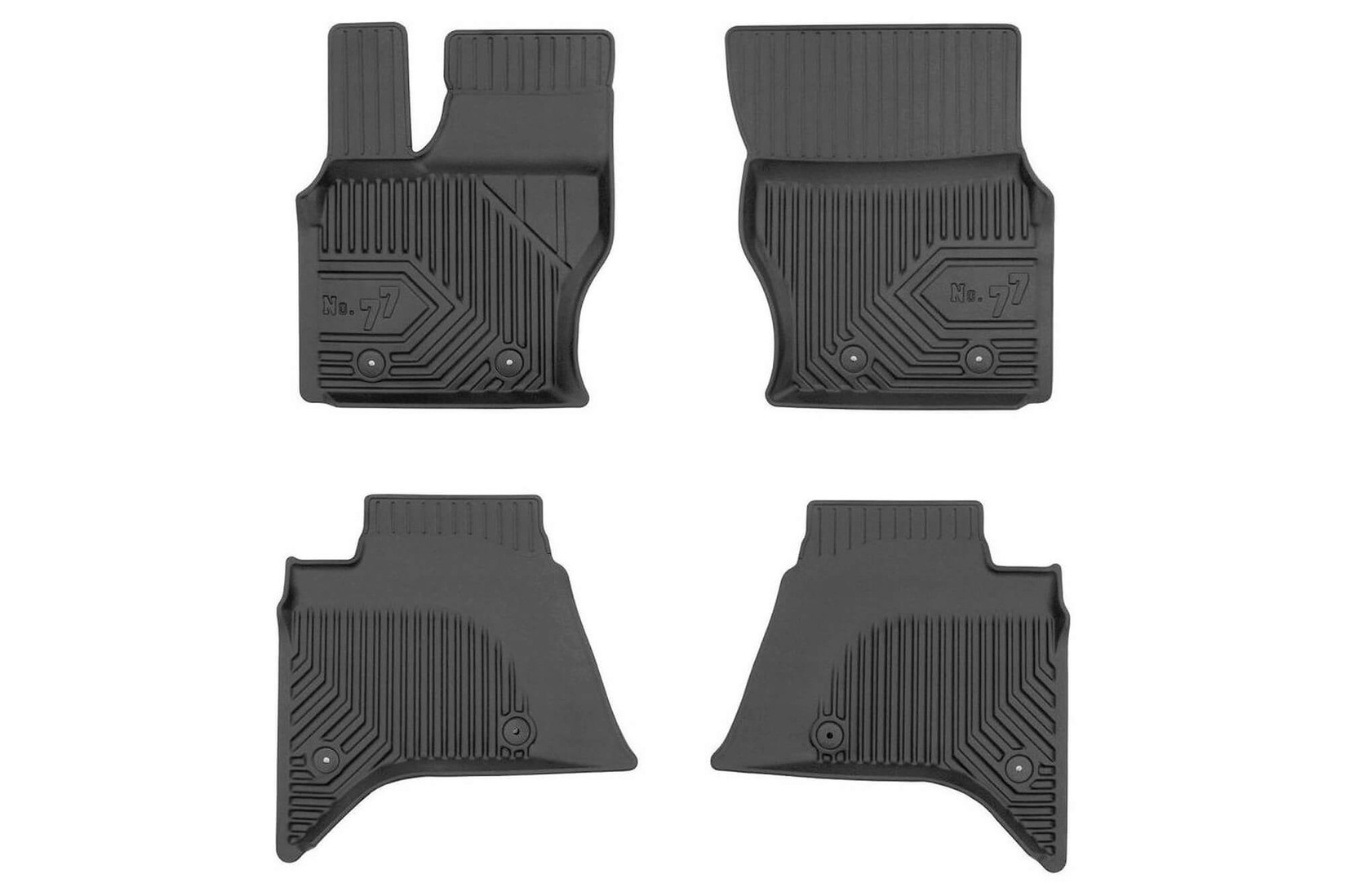 FROGUM 2.5D Гумени патосници модел 77 за Range Rover IV по 2012 година 3 дела црни