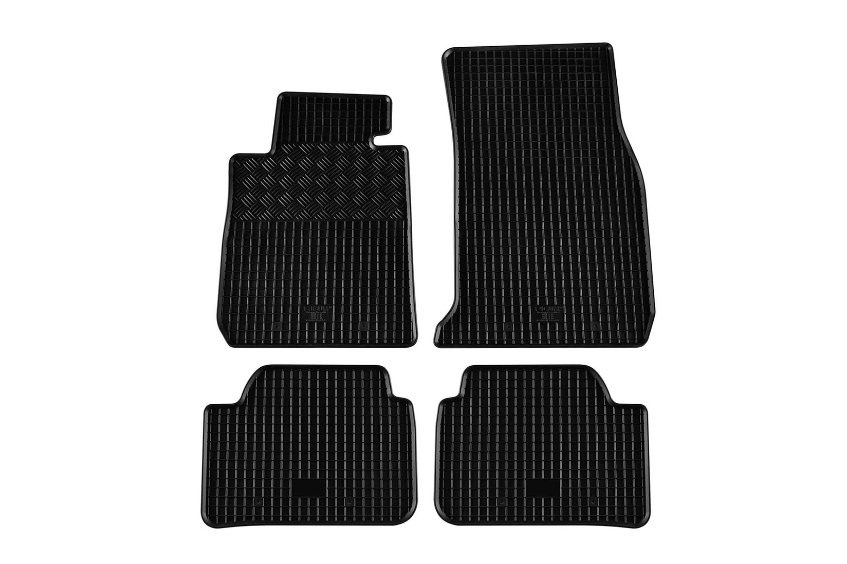 RIGUM Гумени патосници за BMW серија 1 F20 F21 2011-2019 4 дела црни