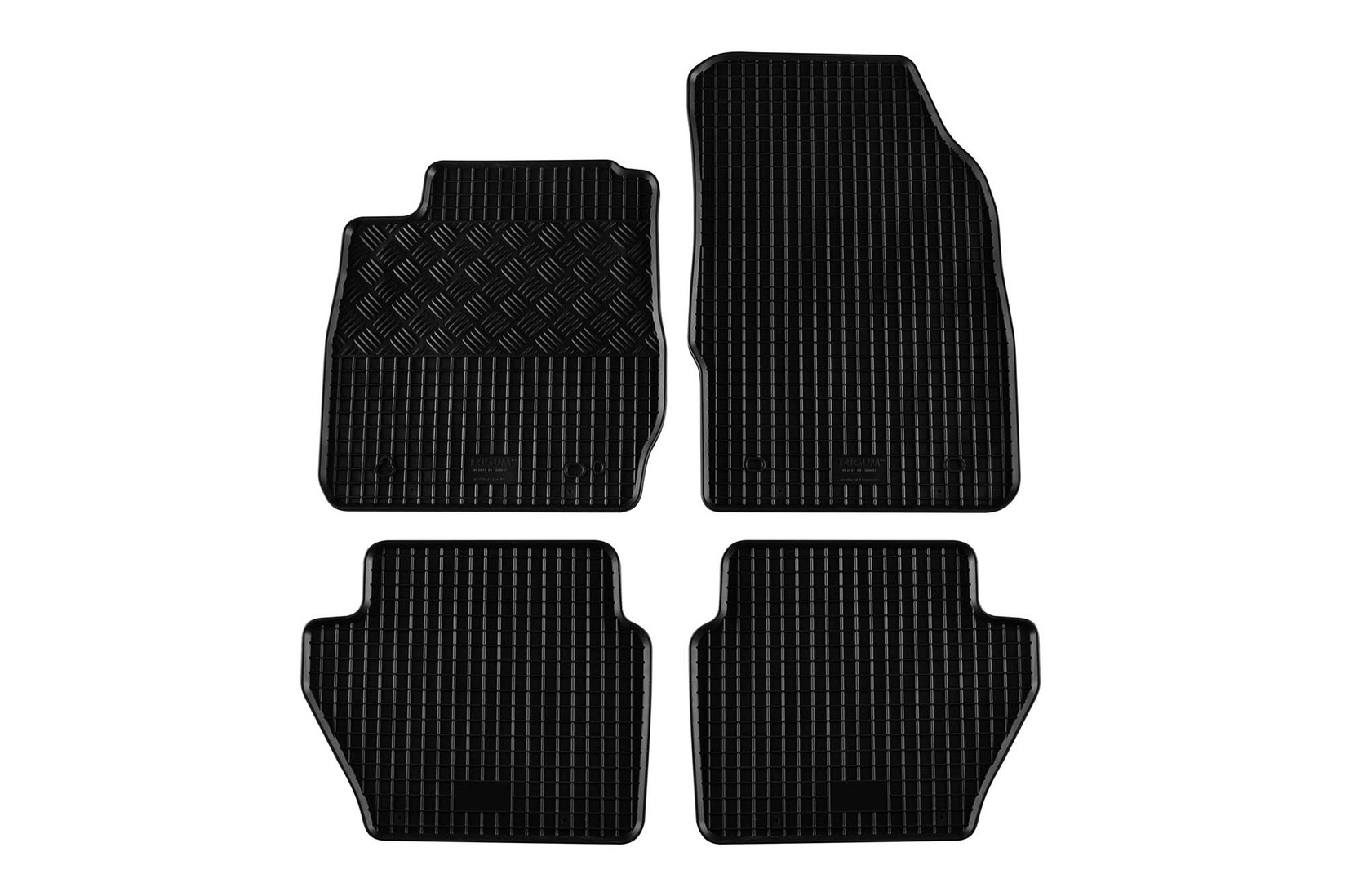 RIGUM Гумени патосници за Ford Fiesta 2008-2013 4 дела црни