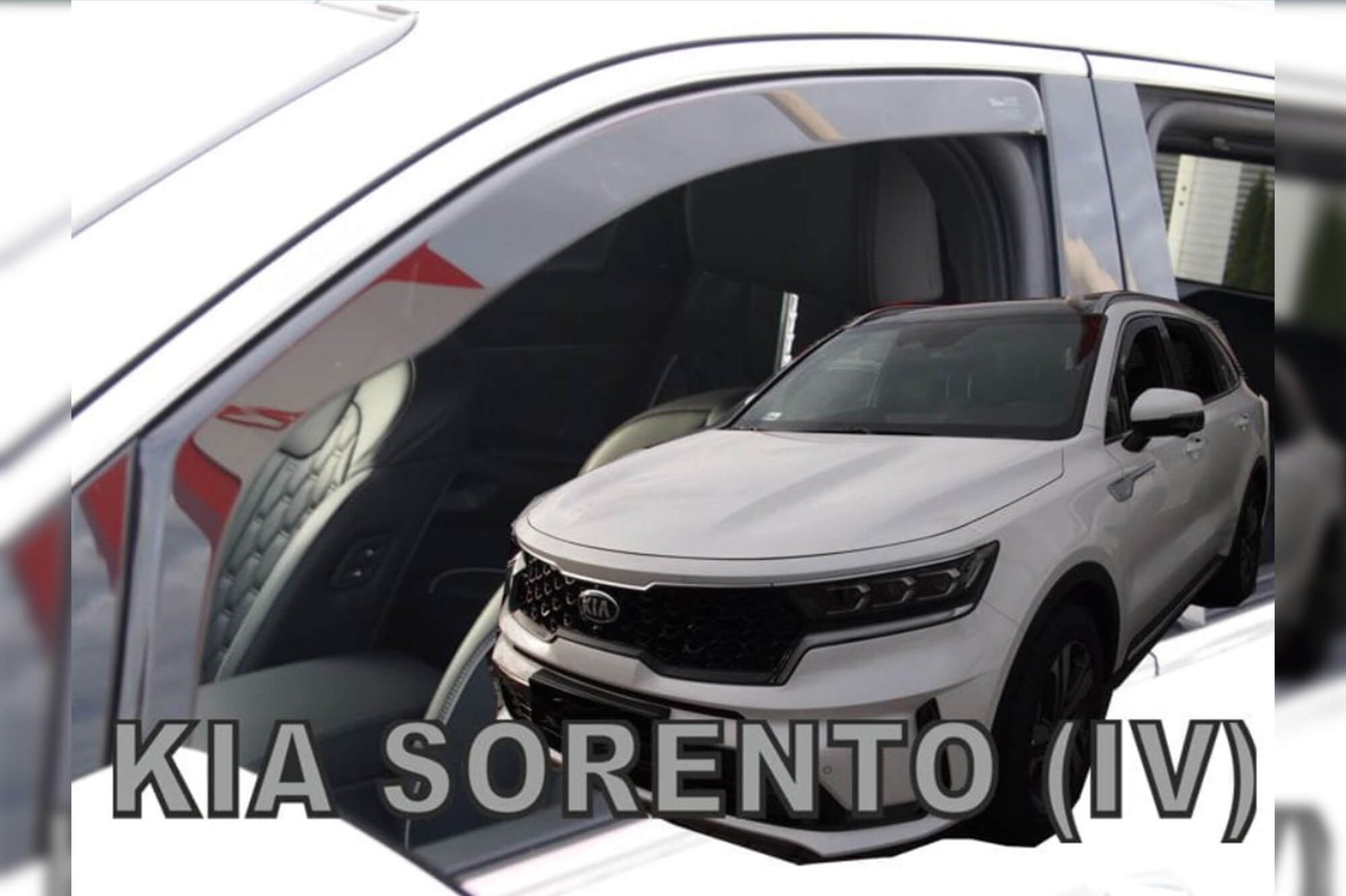 HEKO Предни ветробрани Heko за Kia Sorento по 2020  со 5 врати, затемнети, 2 бројки
