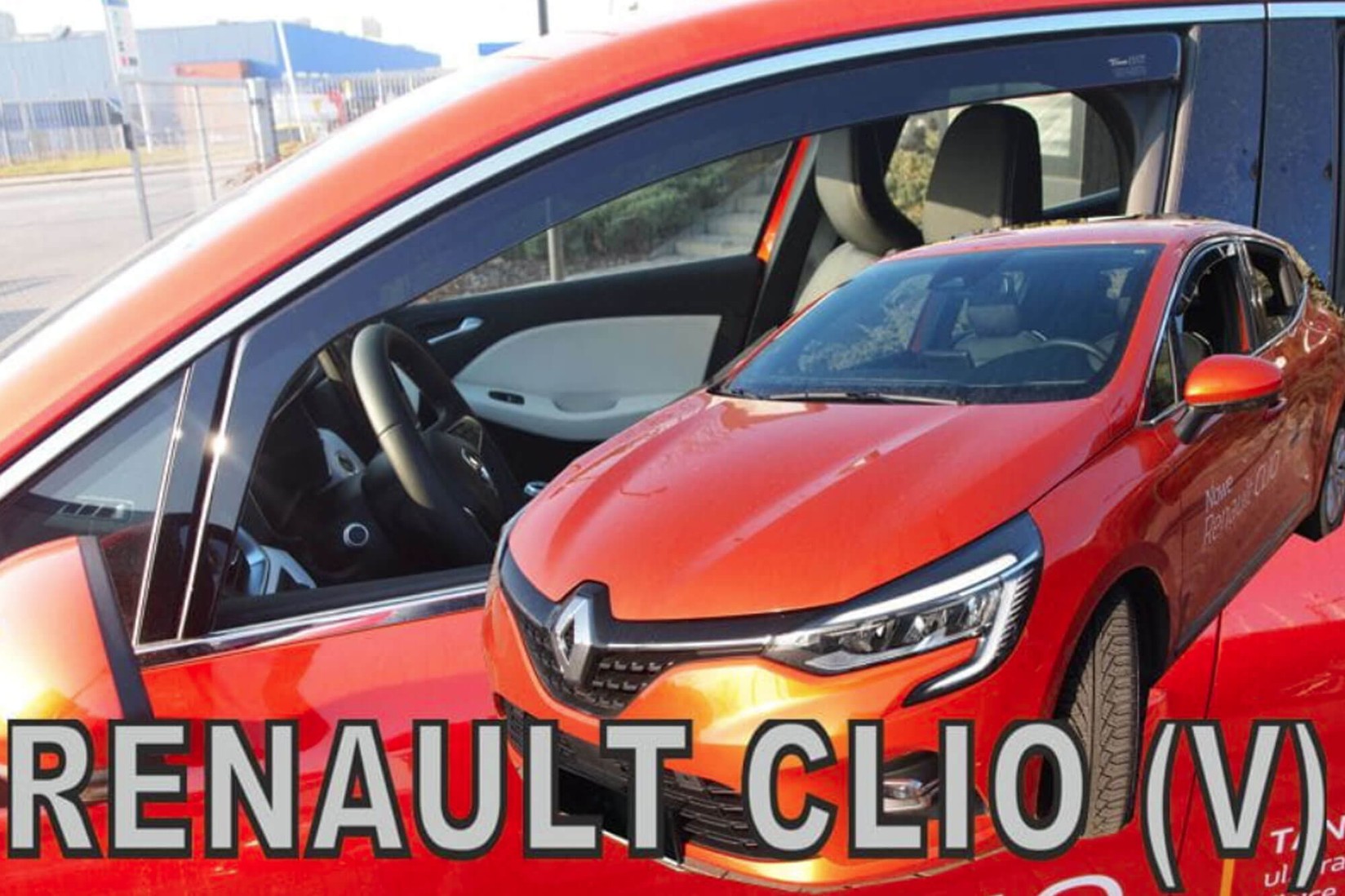 HEKO Предни ветробрани Heko за Renault Clio хечбек по 2019 , затемнети, 2 бројки