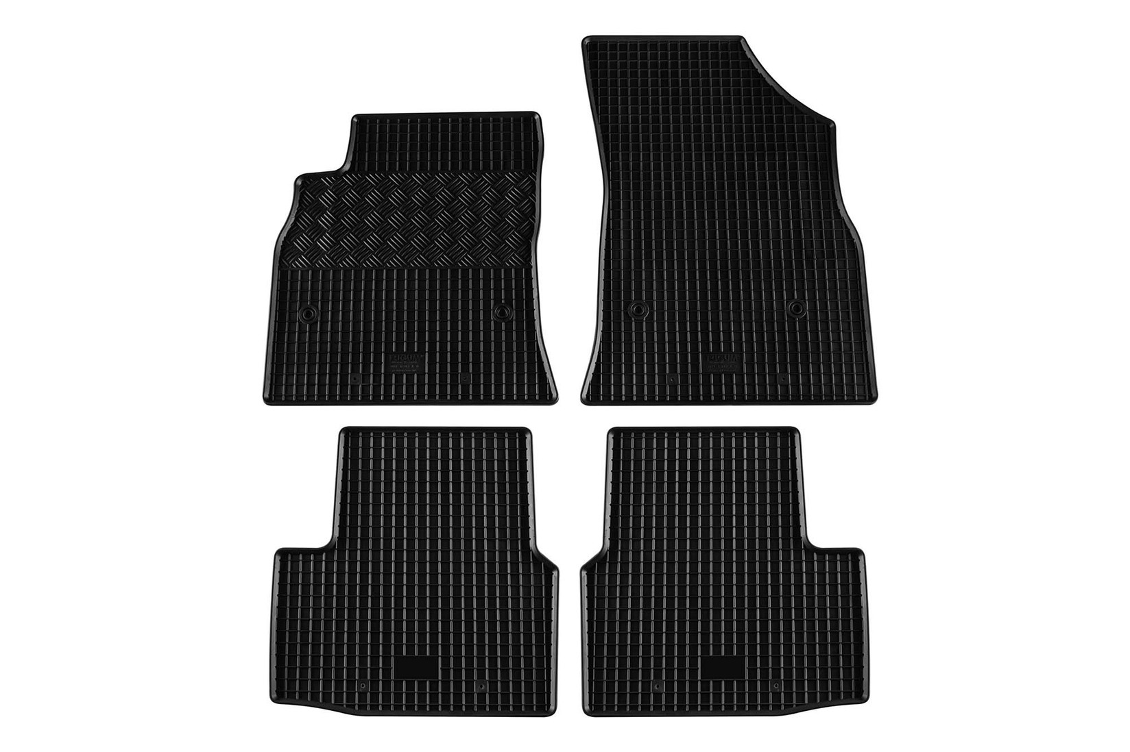RIGUM Гумени патосници за Opel Astra K 2015-2022 4 дела црни