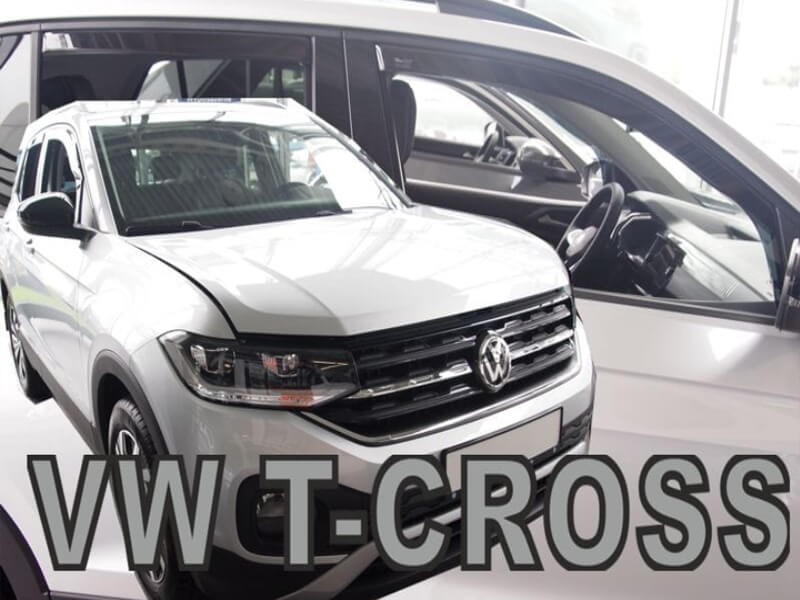 HEKO Комплет ветробрани Heko за Volkswagen T-cross по 2019  со 5 врати, затемнети, 4 бројки