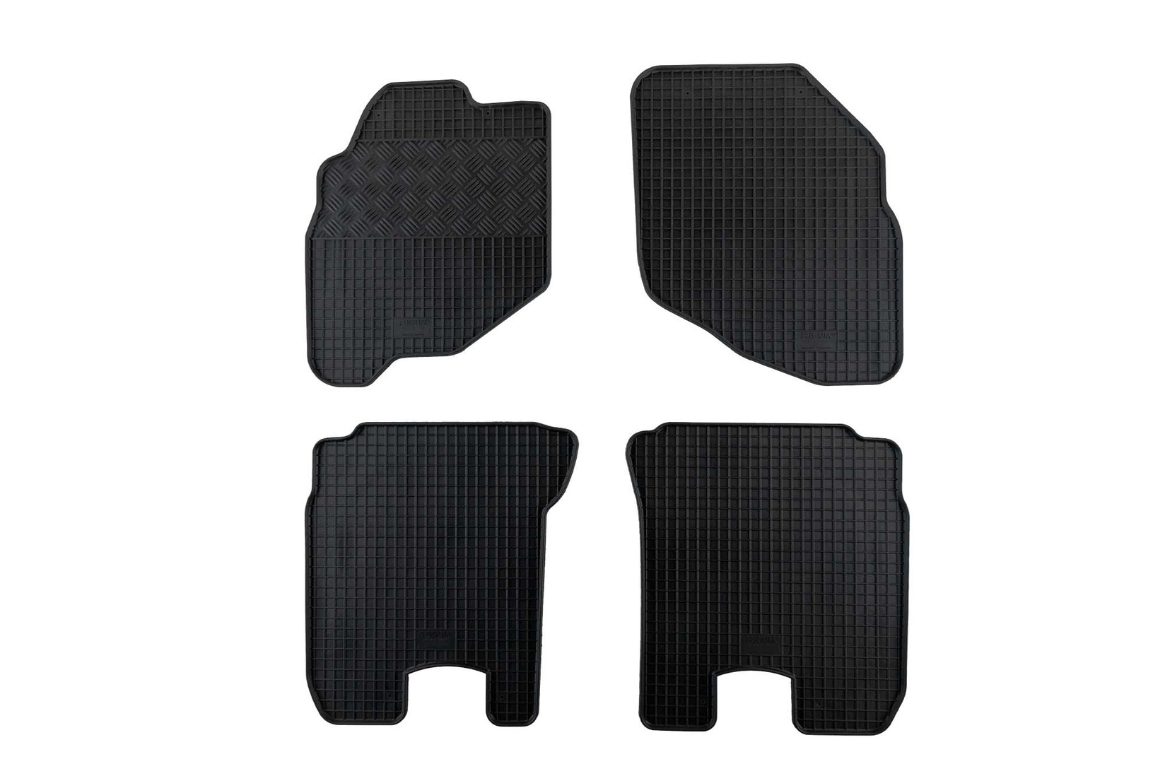 RIGUM Гумени патосници за Honda Jazz 2002-2008 4 дела црни