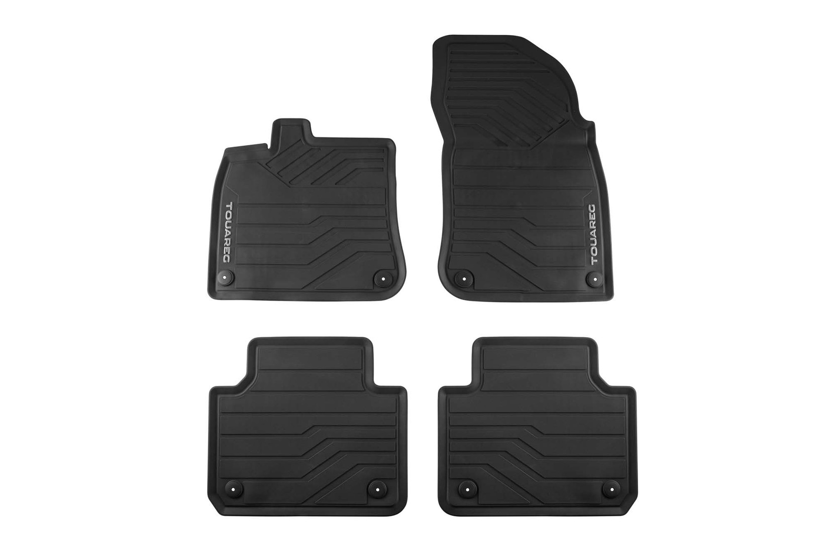 VW AG Гумени патосници за VW Touareg по 2017 година 4 дела црни