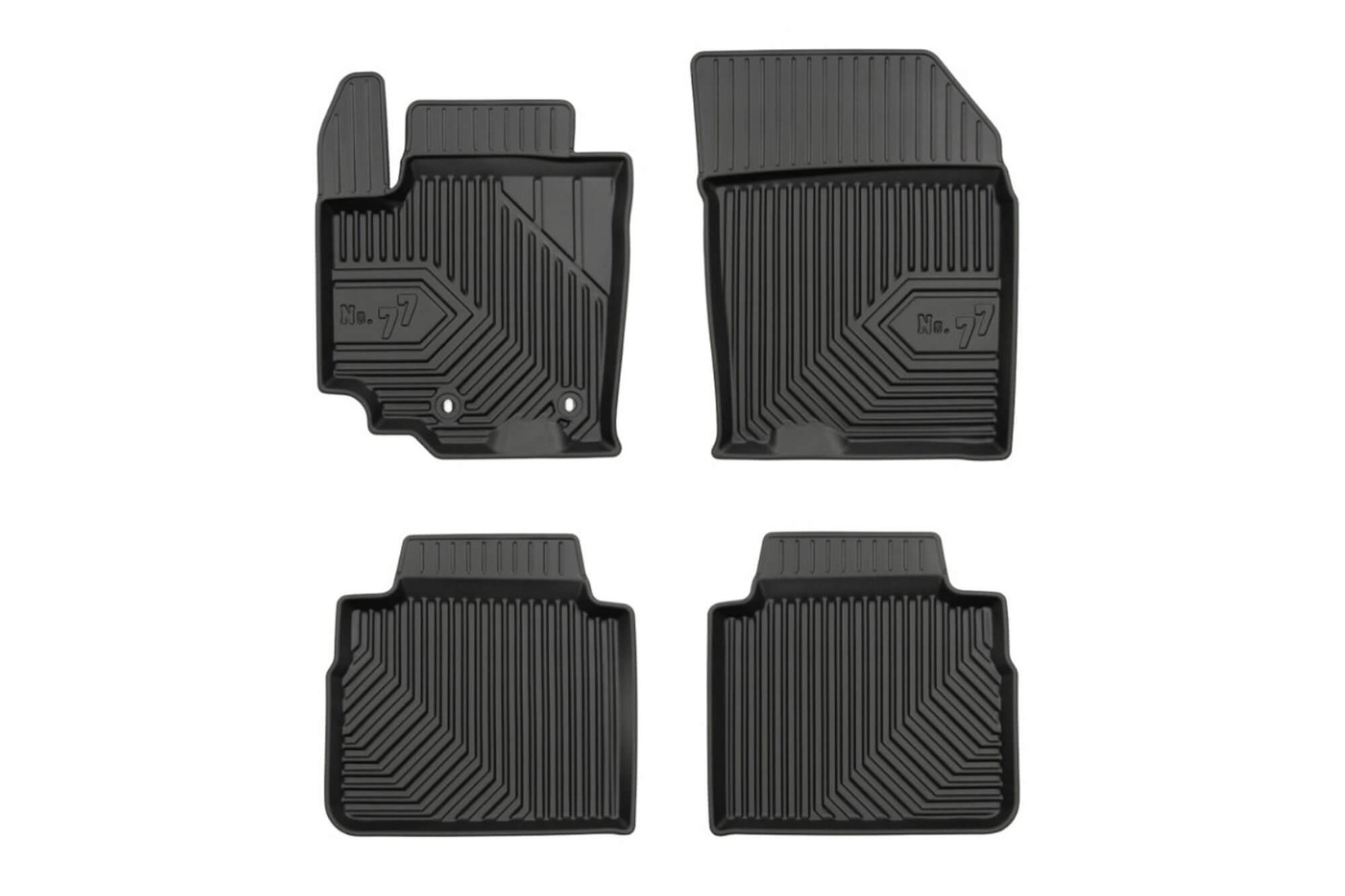 FROGUM 2.5D Гумени патосници модел 77 за Suzuki SX4 S-Cross по 2013 година 4 дела црни