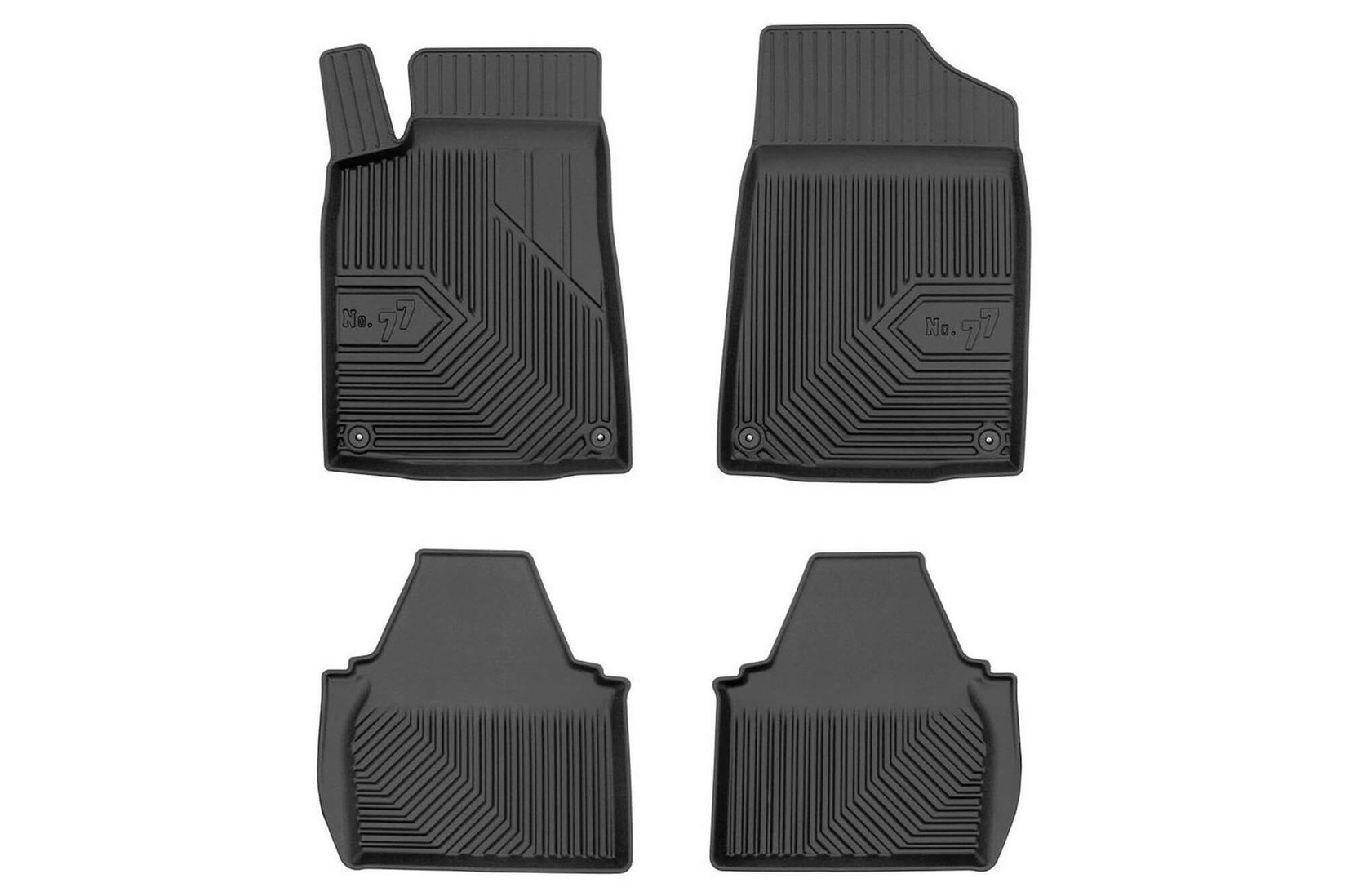 FROGUM 2.5D Гумени патосници модел 77 за Peugeot 607 1999-2010 4 дела црни