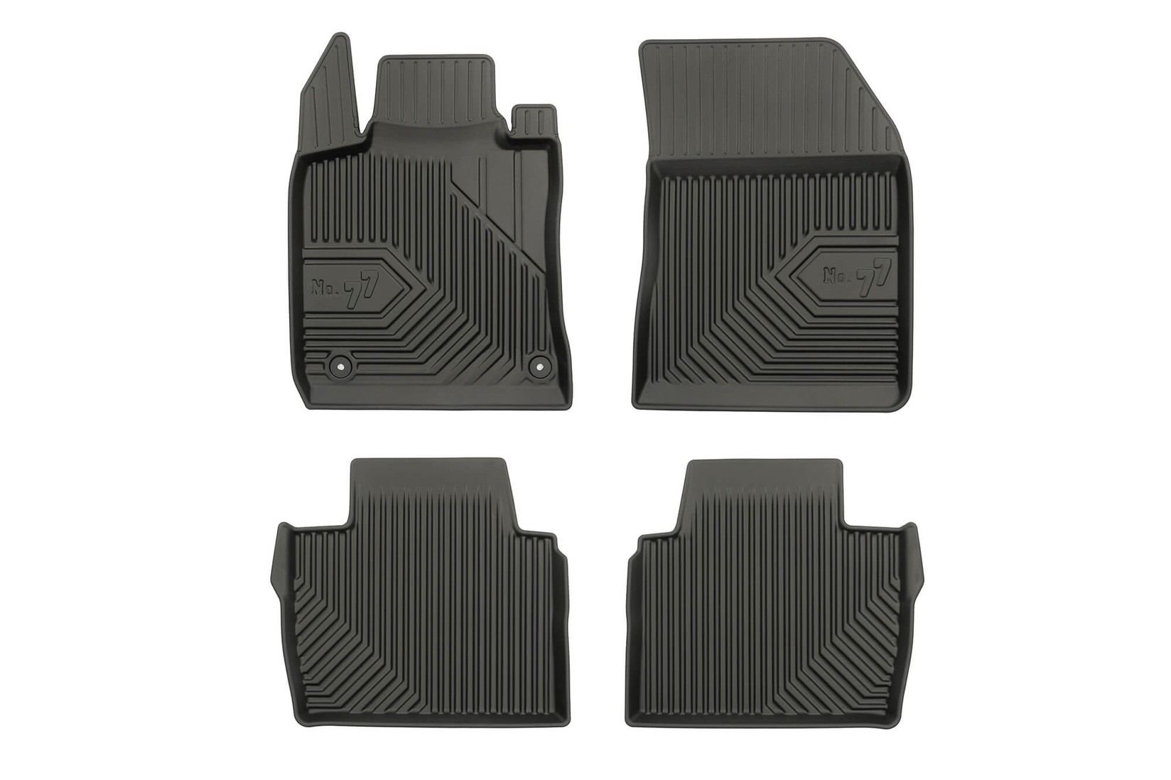 FROGUM 2.5D Гумени патосници модел 77 за Peugeot 508 по 2018 година 4 дела црни